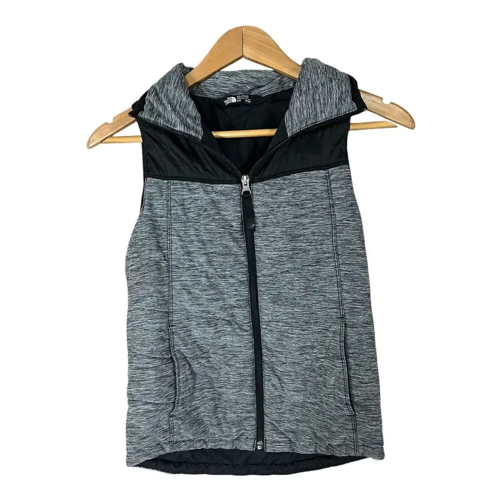 The North Face Girls Size MEDIUM 10/12 Pseudio Vest Dark Gray Heather